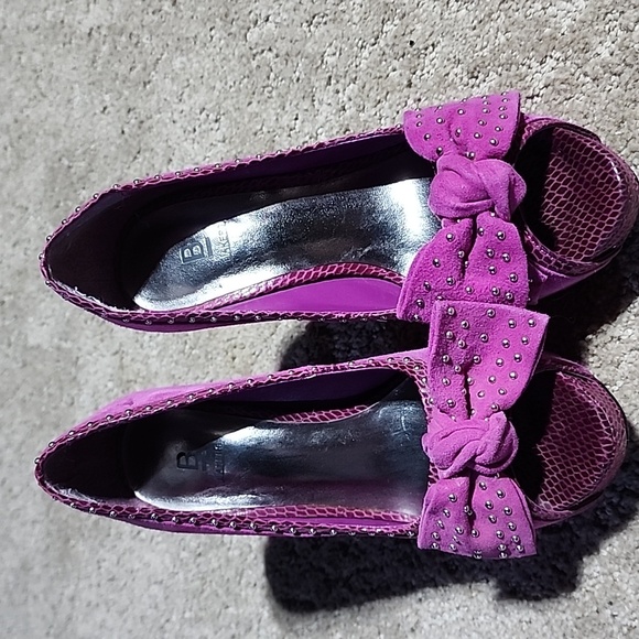 Beautiful leather peep toe heels from Baker 5.5 - Picture 3 of 5